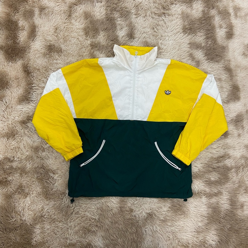 Y2K Adidas Colorblock Windbreaker size Large